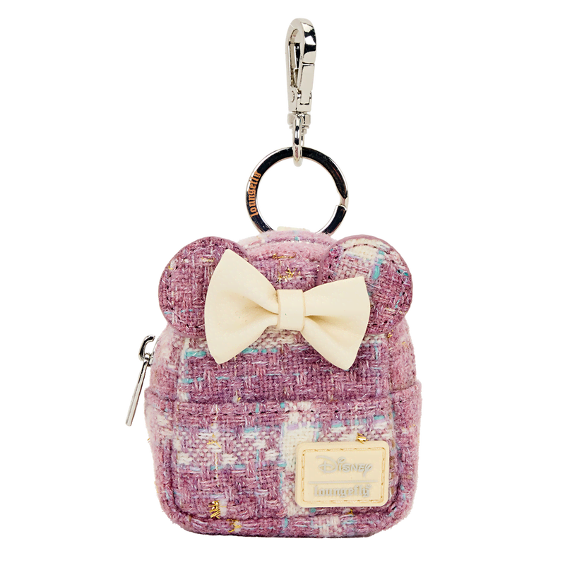 Minnie Mouse Glitter Mystery Mini Backpack Keychain Charm - Image 2