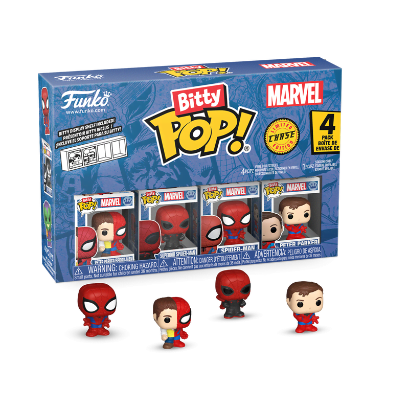 Bitty Pop! Spider-Man 4-Pack Series 4