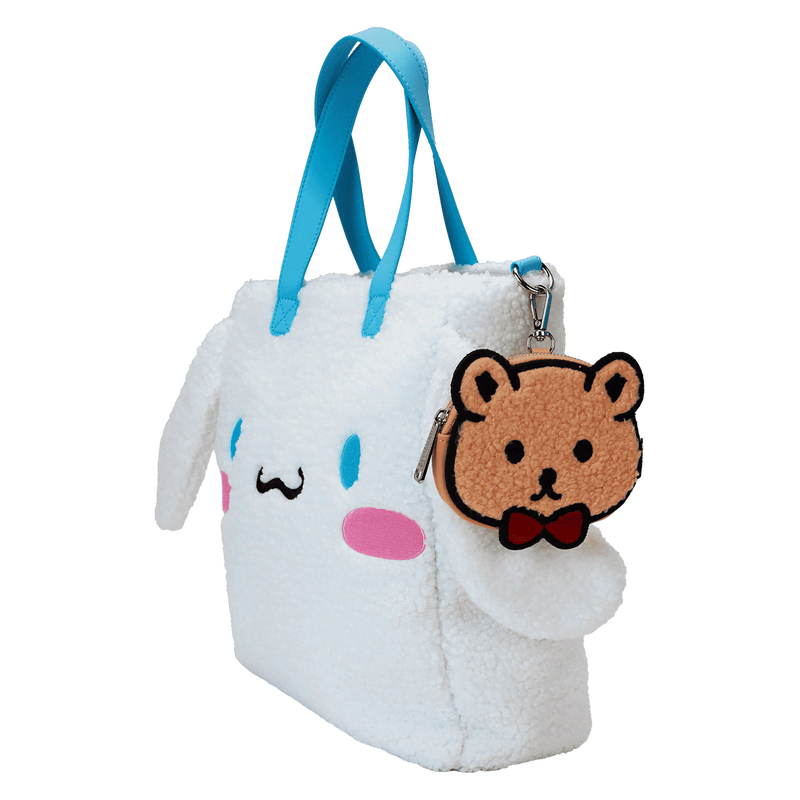 Sanrio Cinnamoroll Cosplay Sherpa Tote Crossbody Bag With Coin Bag - Image 8