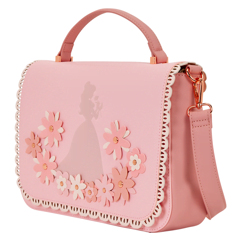 Disney Princess Belle Floral Lace Crossbody Bag - Image 4