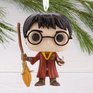Harry Potter with Broom Ornament