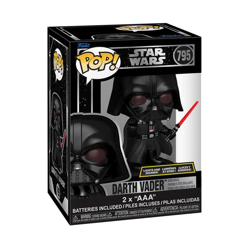 Pop! Lights and Sounds Darth Vader with Lightsaber - Image 2