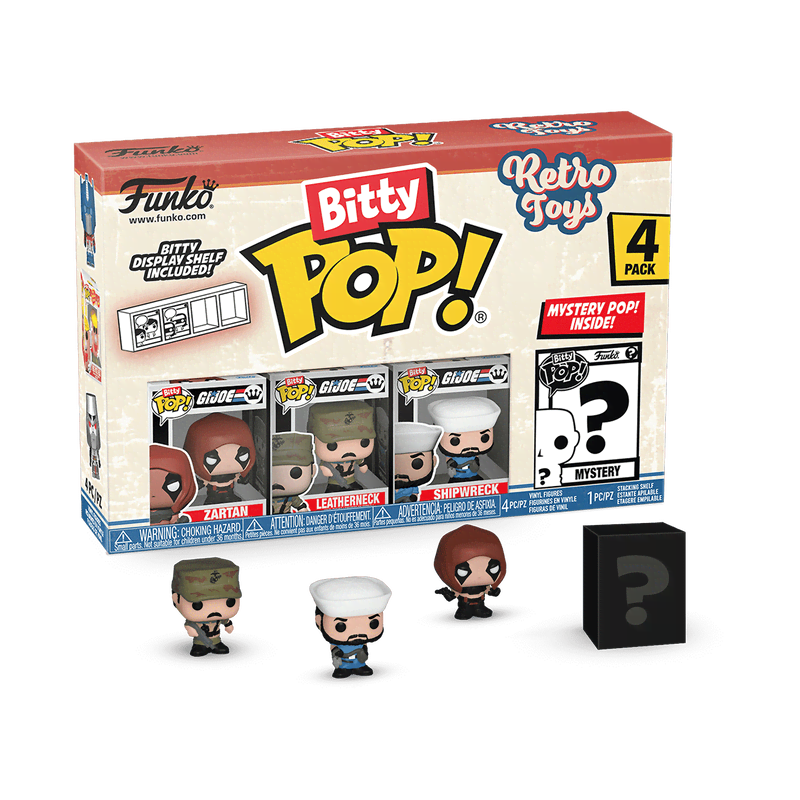 Bitty Pop! Retro Toys G.I. Joe 4-Pack Series 3