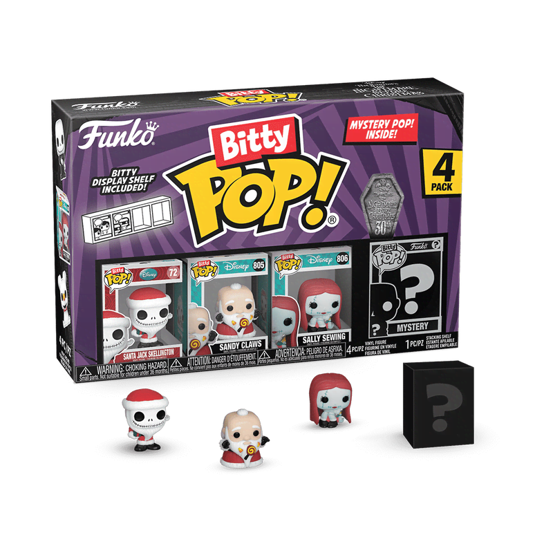 Bitty Pop! The Nightmare Before Christmas 4-Pack Series 4